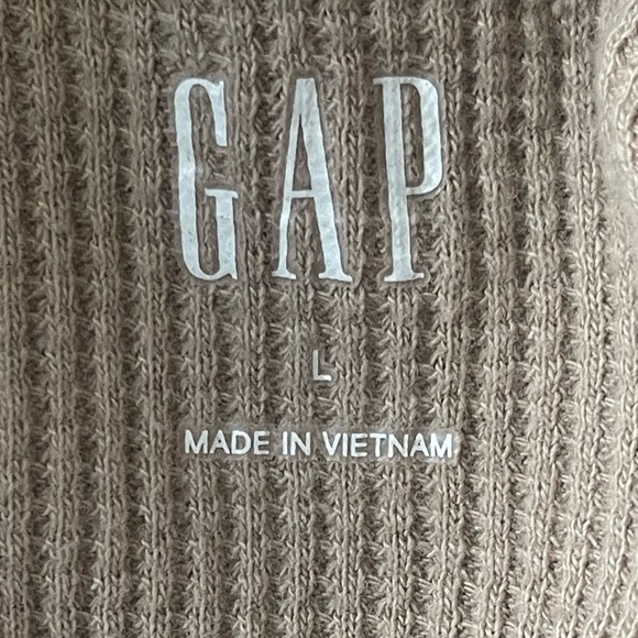 GAP Men's Colorblock Waffle-Knit Long-sleeve Shirt Size L - Picture 4 of 5